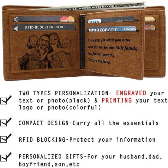 Personalized Photo RFID Wallet