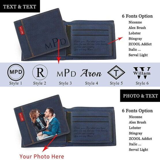 Personalized Photo RFID Wallet