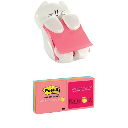 Post-it Pop-up Notes Cat Dispenser