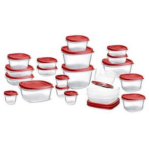 Rubbermaid Easy Find Lids Food Storage Containers