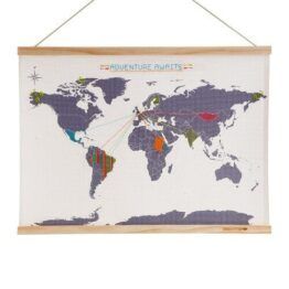 SUCK UK Cross Stitch Map