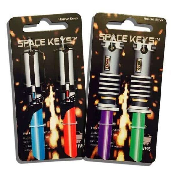 Saber Shaped Space Keys