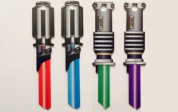 Saber Shaped Space Keys