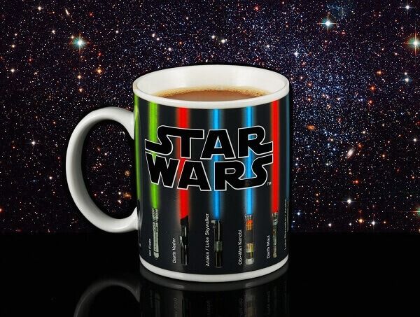 Skywalker Lightsabers Coffee Mug, Star Wars Minimalist Coffee Mug