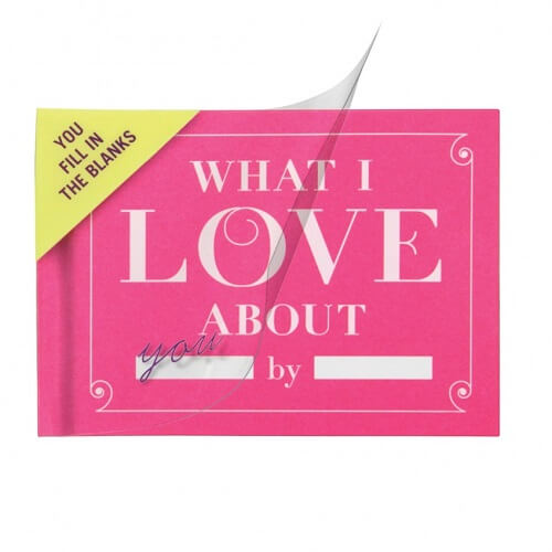 What I Love about You Fill in the Love Journal