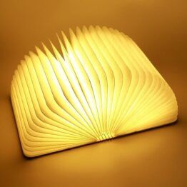 Wooden Folding LED Book Lamp