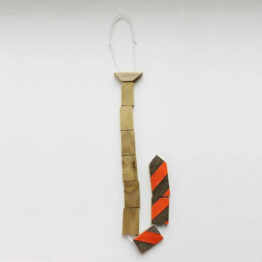 Wooden Reversible Skinny Tie