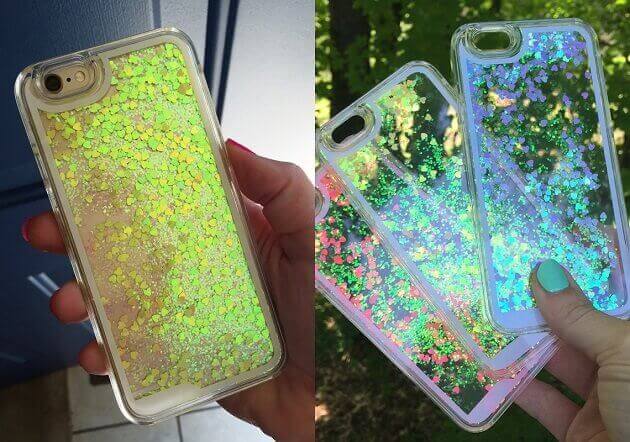 Liquid Holographic Glitter iPhone Case