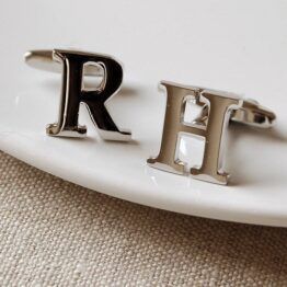 Personalised Initial Cufflinks