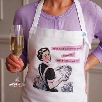 Personalised Mr and Mrs Wedding Apron