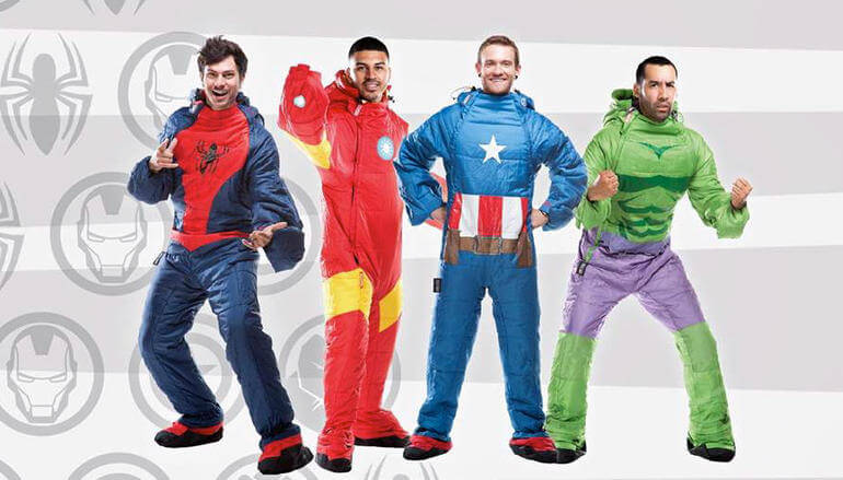 Selk'bag Marvel Sleeping Bag Guys