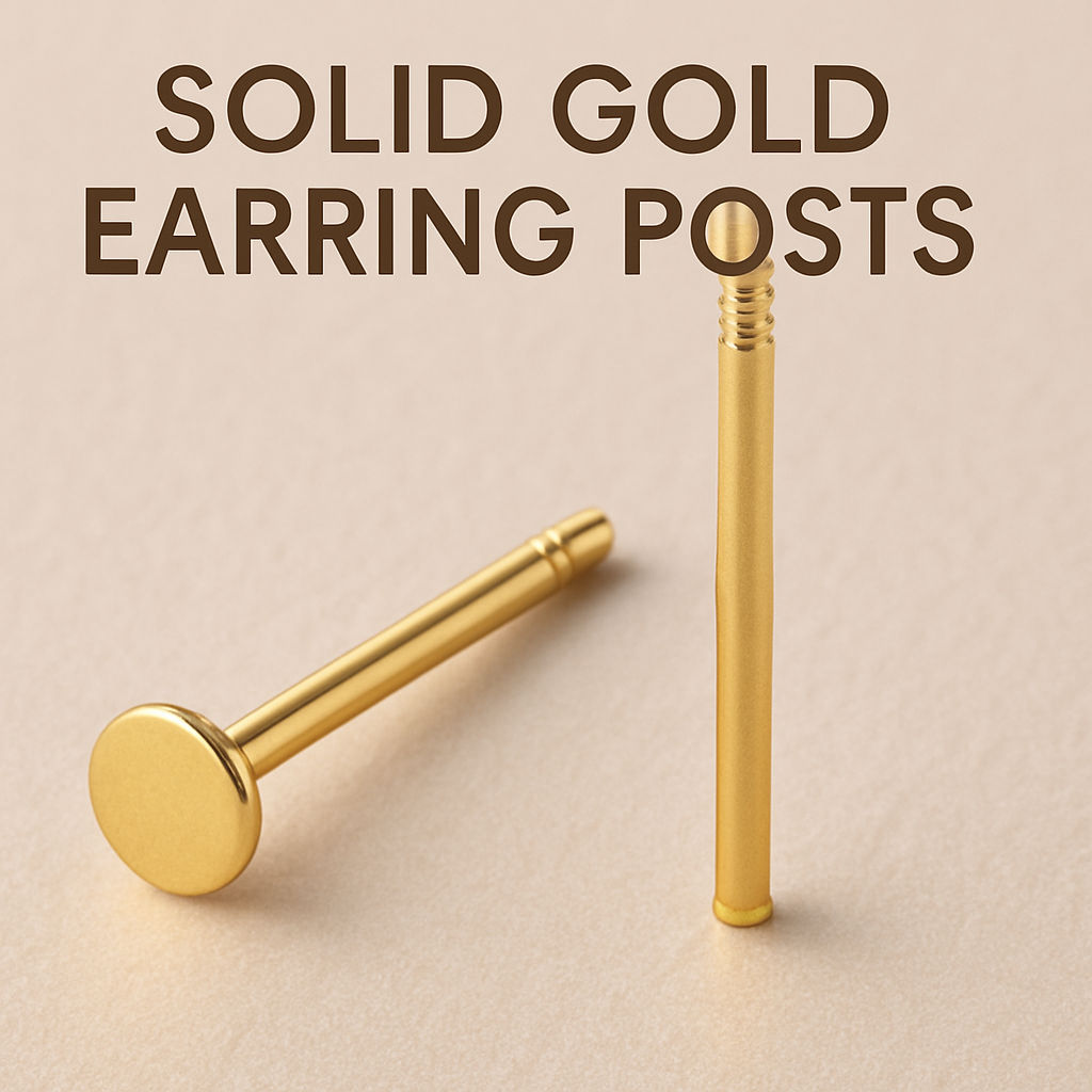 Close-up of Solid Gold Post