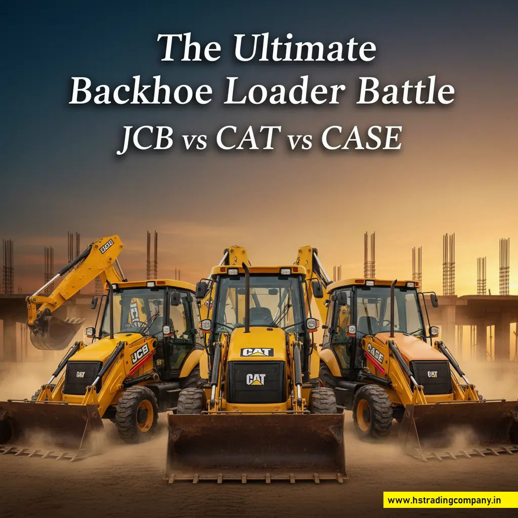 JCB vs CAT vs CASE: The Ultimate Backhoe Loader Battle for Indian Construction Sites