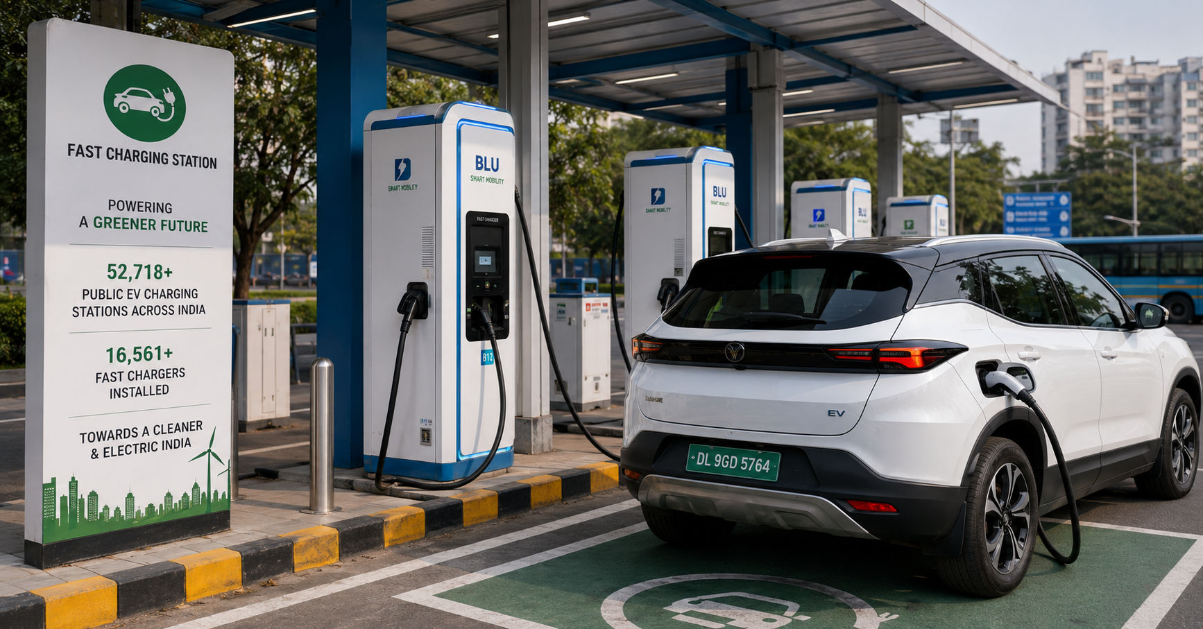 India Crosses 52,700 Public EV Charging Stations as Charging Network Expands Nationwide