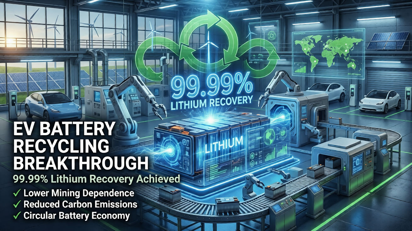 EV Battery Recycling Breakthrough Could Transform the Future of Electric Mobility