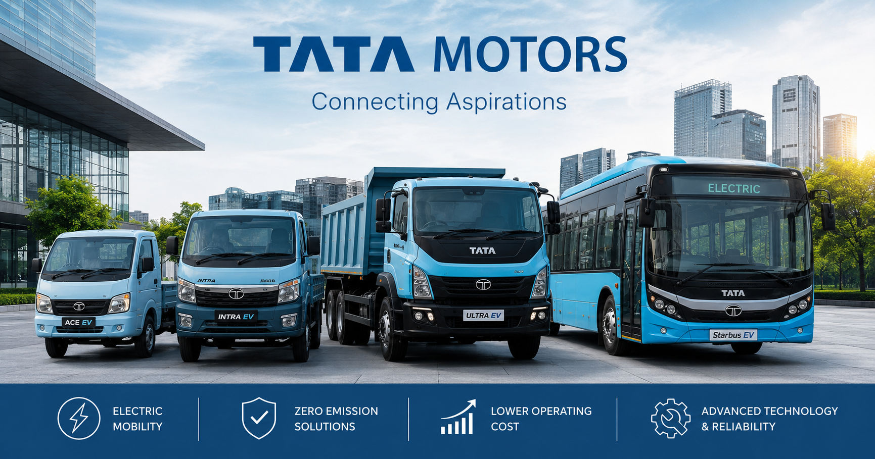 Tata Motors Receives Over 3,400 Electric Commercial Vehicle Orders Across India