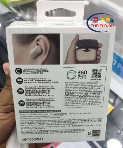 Sony Wf-1000xm3 True Wireless Earbuds – Black