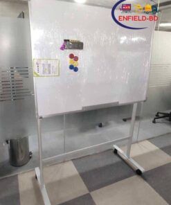 3×4 Feet Reversible Whiteboard Both Side Magnetic With Stand