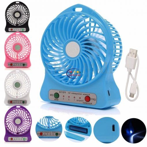 Home & Living Portable Rechargeable Mini Fan | Multi-color Enfield-bd.com