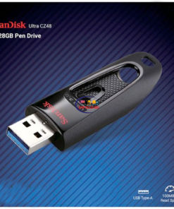 Computer Accessories & Peripherals Sandisk Ultra CZ48 128GB USB3.0 Flash Pendrive | Black Enfield-bd.com