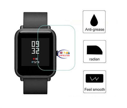 Cases & Screen Protector Premium Screen Protector Amazfit BIP – Transparent – 2 pcs Enfield-bd.com