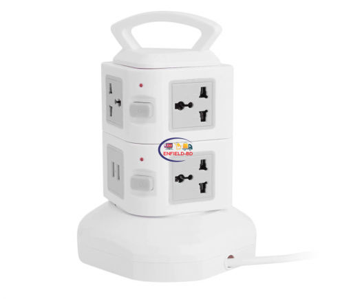 Charger & Adapter 2 layers multi plug with usb port Enfield-bd.com