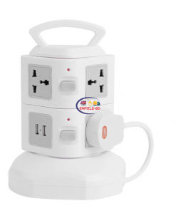 Charger & Adapter 2 layers multi plug with usb port Enfield-bd.com 