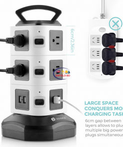 Charger & Adapter 3 Layer Multiplug with USB Enfield-bd.com