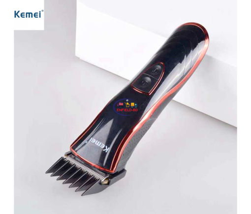 Beard Shaver Trimmer Kemei KM-4004 Trimmer – Black and Red Enfield-bd.com