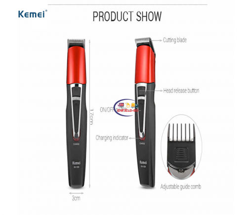 Hair Clippers Kemei Rechargeable Electric Hair Clipper &Trimmer KM-1008 Enfield-bd.com