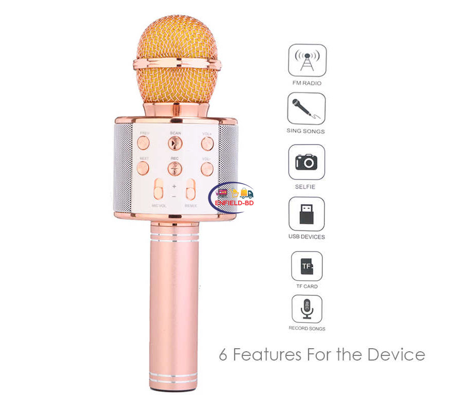 WS-858 Wireless Bluetooth Microphone Karaoke Buy now