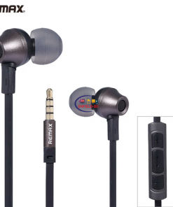 Earphones / Headset REMAX RM-610D Wired Earphone With Mic – Black Enfield-bd.com