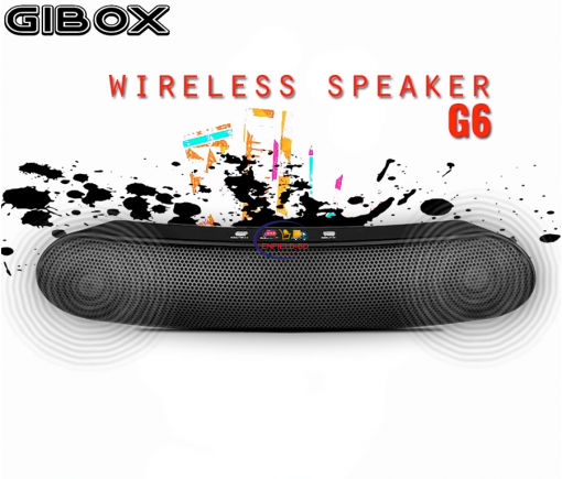 Home Audio Gibe Wireless Long Bar Bluetooth Speaker G6 Mega Bass FM Radio USB Tf Aux Mic – Black Enfield-bd.com