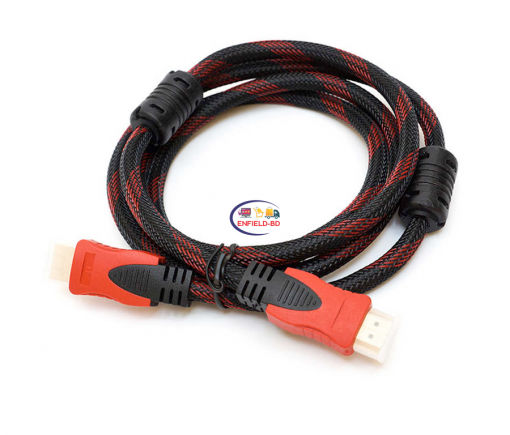 Computers 10m HDMI Cable for Laptops – Red and Black Enfield-bd.com