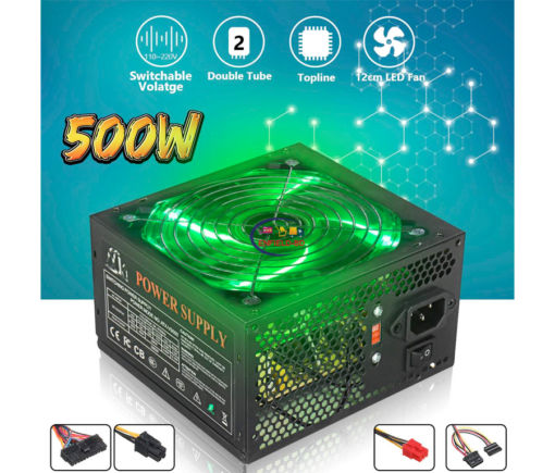 Computer Accessories & Peripherals 500W Power Supply with 120MM Fan Enfield-bd.com