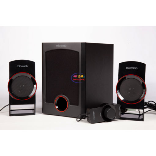 Enfield-bd.com Home Audio Microlab M-111 (2.1) 12 Watt RMS Wired Speaker Black