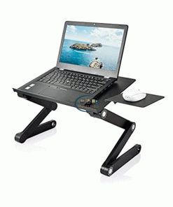 Gadget Multi functional T8 Foldable Laptop Table (Black) Enfield-bd.com