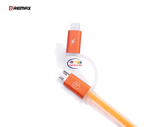 Gadget New Arrival Remax Aurora 2 In 1 Cable – Multi color Enfield-bd.com