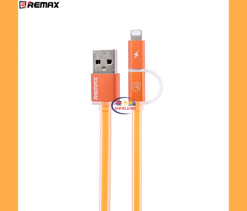 Gadget New Arrival Remax Aurora 2 In 1 Cable – Multi color Enfield-bd.com