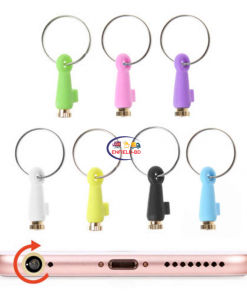 Gadget Smart Remote Control 3.5mm Universal Dust Plug Cover for iPhone (White) Enfield-bd.com