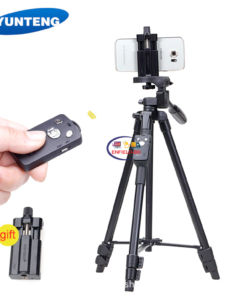 Gadget YUNTENG VCT-5208 Lightweight Aluminum Tripod with Bluetooth Shutter + Carry Case for Mobile Phones and Cameras Enfield-bd.com 