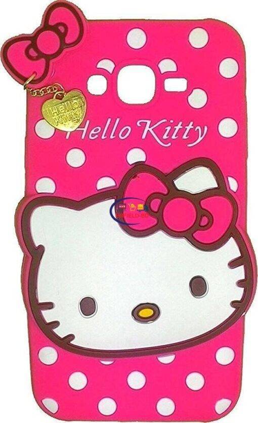 Enfield-bd.com Cases & Screen Protector Hello Kitty Bow Silicone Back Case for Samsung Galaxy A7 (2015) – Pink