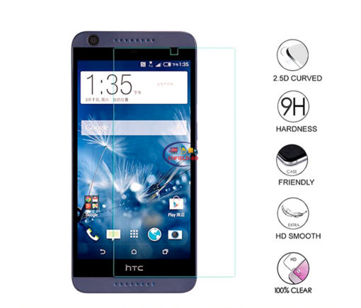 Cases & Screen Protector Tempered Glass For Desire 626G+ Smartphone – Transparent Enfield-bd.com
