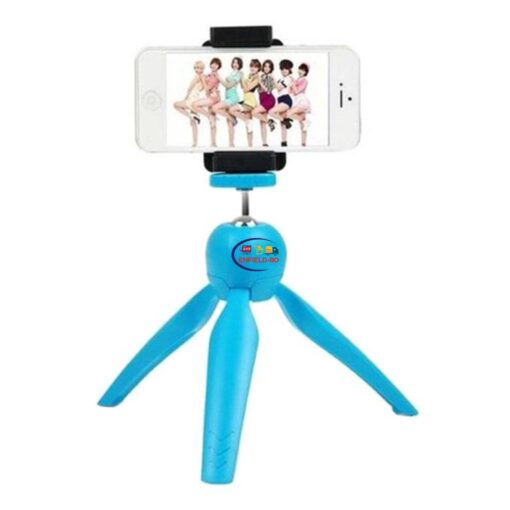 Enfield-bd.com Gadget YunTeng 228 Mini Tripod with Phone Holder For Smartphone & Camera – Blue