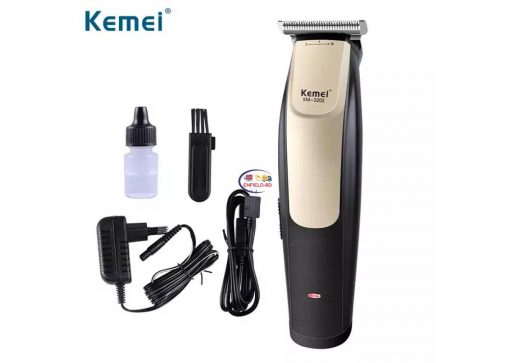 Kemei KM-3202 Trimmer USB Rechargeable Hair Clipper Enfield-bd.com