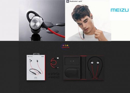 Meizu EP51 Sports Bluetooth Stereo Headset Nano Waterproof With MIC Aluminium Alloy Enfield-bd.com