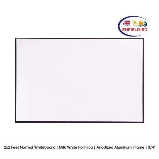 2×2 Feet Normal Whiteboard | Milk White Formica