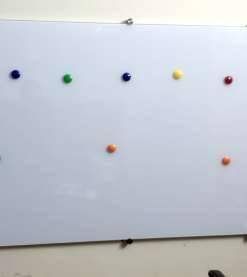 4×5 Feet Crystal-Glass Whiteboard 6mm