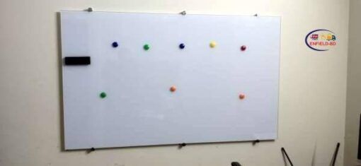 4×5 Feet Crystal-Glass Whiteboard 6mm