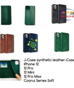 J-Case synthetic leather-Case for iPhone 12 | 12 Pro | 12 Mini | 12 Pro Max | Coorui Series Soft – Color Available